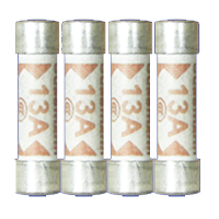 4x 13A Fuses (BS1362)